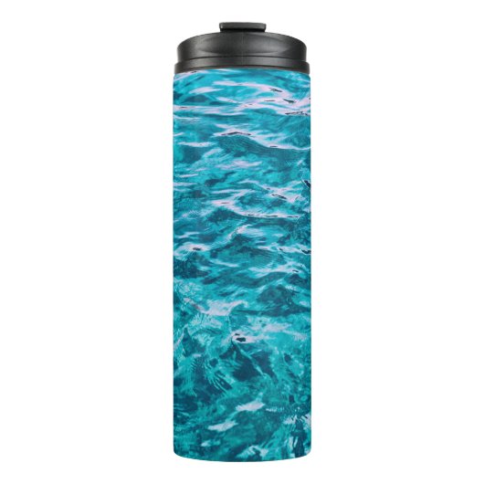 Natuur van de textuur van het zee van de waterocea thermosbeker (Voorkant)
