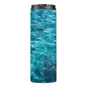 Natuur van de textuur van het zee van de waterocea thermosbeker (Achterkant)