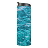 Natuur van de textuur van het zee van de waterocea thermosbeker (Geroteerd rechts)
