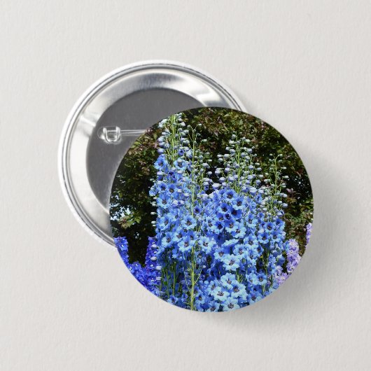 Natuur van de tuinbouwbloem ronde button 5,7 cm (Voorkant /achterkant)
