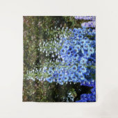 Natuur van de tuinbouwbloem wandkleed (Voorkant)