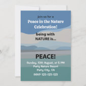 Natuur van de vrede kaart (Voorkant)