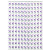 Natuur van de Waterverf van Lilacs Purple Flowers Tafelkleed (Voorkant)