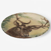 Natuur van Deer Buck Papieren Bordje (Gekanteld)
