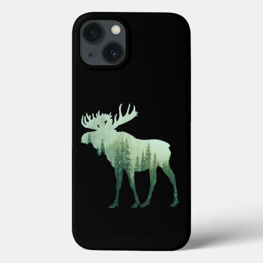Natuur van elandherten en bossen Case-Mate iPhone case (Achterkant)