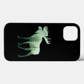 Natuur van elandherten en bossen Case-Mate iPhone case (Achterkant (horizontaal))