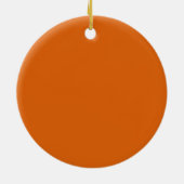 Natuur van gepersonaliseerde Oranje monboogvlinder Keramisch Ornament (Achterkant)