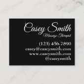 Natuur van gepersonaliseerde Oranje monboogvlinder Visitekaartje (Achterkant)