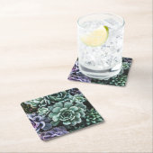 Natuur van groene Planten met succes Kartonnen Onderzetters (Insitu)