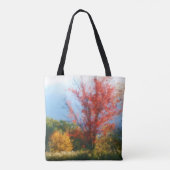 Natuur van herfst afvegen Foto's schilderen Tote Bag (Achterkant)
