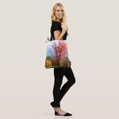 Natuur van herfst afvegen Foto's schilderen Tote Bag (Op model)