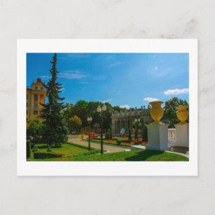 Natuur van het Belarussische Minsk Park Life Citys Briefkaart