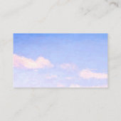 natuur van het berglandschap visitekaartje (Achterkant)