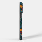 Natuur van het bos in de Bossen - donkergroen iPhone Hoesje (Rechterkant)