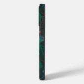 Natuur van het bos in de Bossen - donkergroen iPhone Hoesje (Linkerkant)