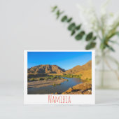 Natuur van het landschap Namibia Kunene Briefkaart (Staand voorkant)