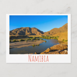 Natuur van het landschap Namibia Kunene Briefkaart