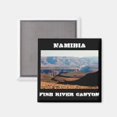Natuur van het landschap Namibië Fish River Canyon Magneet (Voorkant / Achterkant)