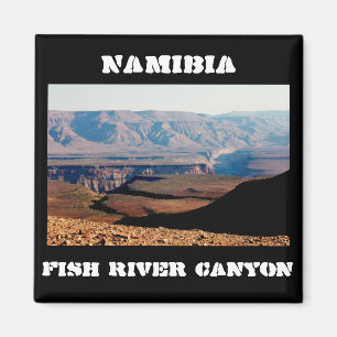 Natuur van het landschap Namibië Fish River Canyon Magneet