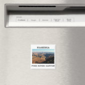 Natuur van het landschap Namibië Fish River Canyon Magneet (Insitu (Vaatwasser))