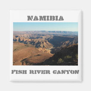 Natuur van het landschap Namibië Fish River Canyon Magneet