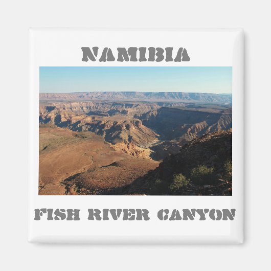 Natuur van het landschap Namibië Fish River Canyon Magneet (Voorkant)