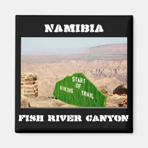 Natuur van het landschap Namibië Fish River Canyon Magneet