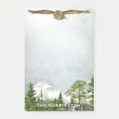 Natuur van het landschap van de Owl Mountain Lover Post-it® Notes (Voorkant)