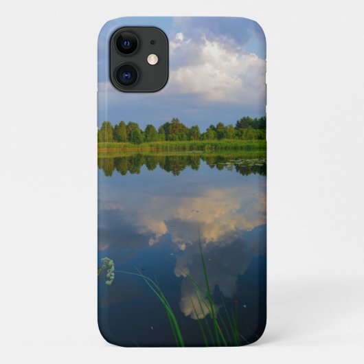 Natuur van het meer van Clouds Sky Belarus iPhone  Case-Mate iPhone Case (Achterkant)
