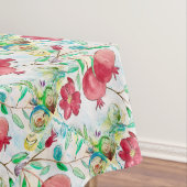Natuur van het roodgeperste fruitpatroon zomer tafelkleed (Voorbeeld)