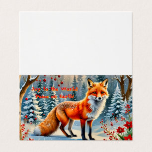 Natuur van het sneeuwbos kaart