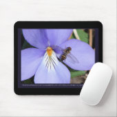 Natuur van het Tortelduifjes-voetengeweld Muismat (Met muis)