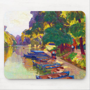 Natuur van het water door Carl Moll Muismat