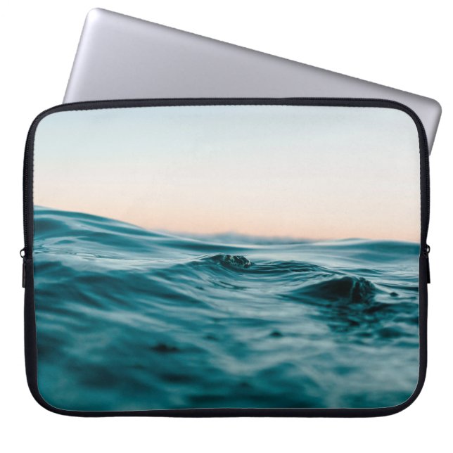 Natuur van het zee van de waterkringloop laptop sleeve (Voorkant)