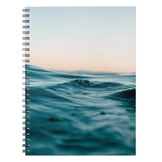 Natuur van het zee van de waterkringloop notitieboek (Voorkant)