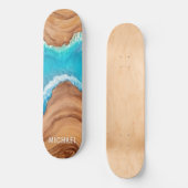 Natuur van hout en water Aangepaste persoonlijke b Persoonlijk Skateboard (Voorkant)