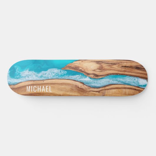Natuur van hout en water Aangepaste persoonlijke b Persoonlijk Skateboard (Horizontaal)