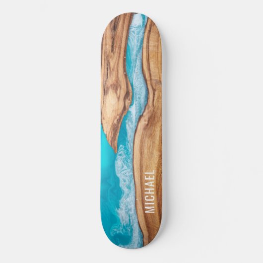 Natuur van hout en water Aangepaste persoonlijke b Persoonlijk Skateboard (Voorkant)