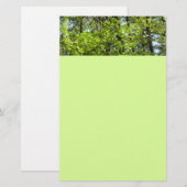 Natuur van lentemaple briefpapier (Voorkant / Achterkant)