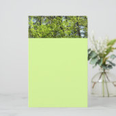 Natuur van lentemaple briefpapier (Staand voorkant)