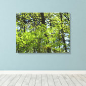 Natuur van lentemaple canvas afdruk (Insitu (Houten vloer))