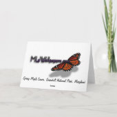 Natuur van lentemaple kaart (Achterkant)