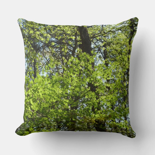 Natuur van lentemaple kussen (Voorkant)