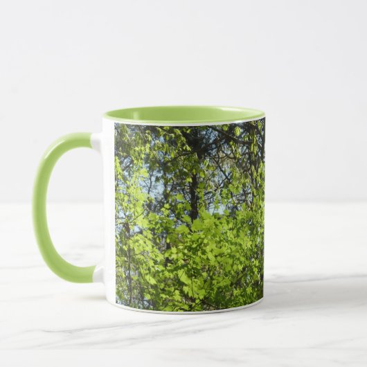 Natuur van lentemaple mok (Links)