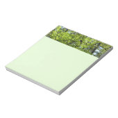 Natuur van lentemaple notitieblok (Linkerzijde)