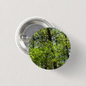 Natuur van lentemaple ronde button 3,2 cm (Voorkant /achterkant)