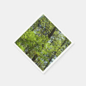 Natuur van lentemaple servet (Hoek)