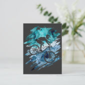  Natuur van mountainbike  Briefkaart (Staand voorkant)