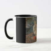 Natuur van mozaïekkonijn en paddenstoel mok (Links)