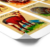 Natuur van oerwouden en bossen poster (Hoek)